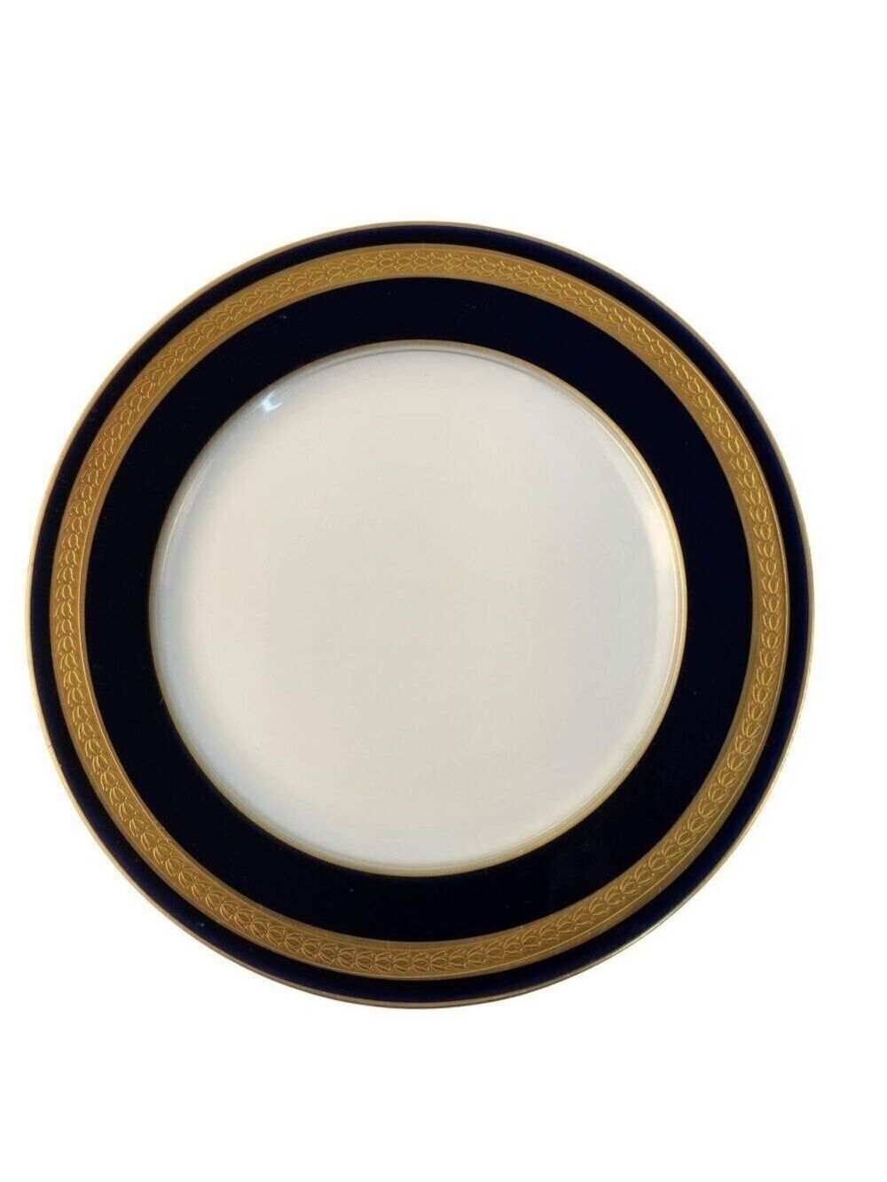 Rosenthal Germany Classic Gold Cobalt Blue Porcelain Salad Plate 8" Fine China